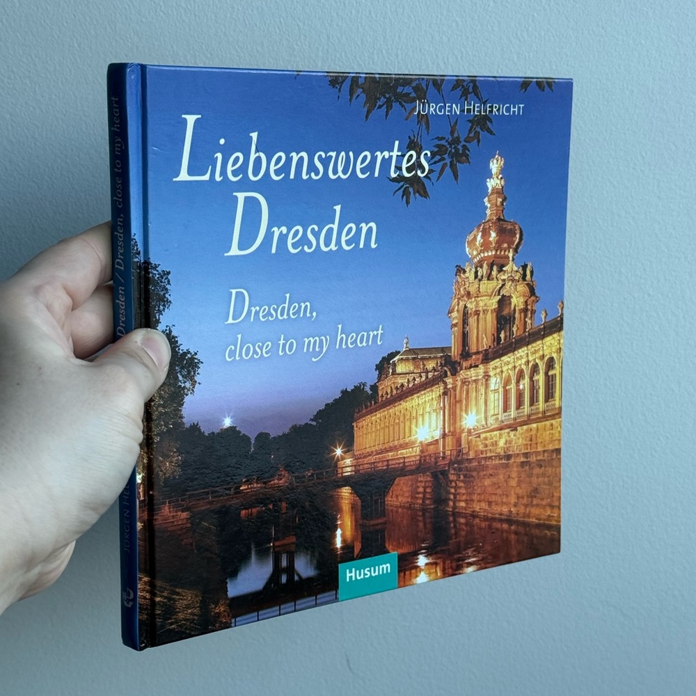 Bilingual German English Libenswertes Dresden Vintage European Germany Book